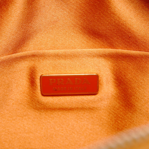 PRADA Triangle logo Handbag Orange WS27383