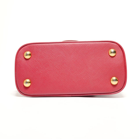 PRADA Saffiano 2way Handbag Red WS27384