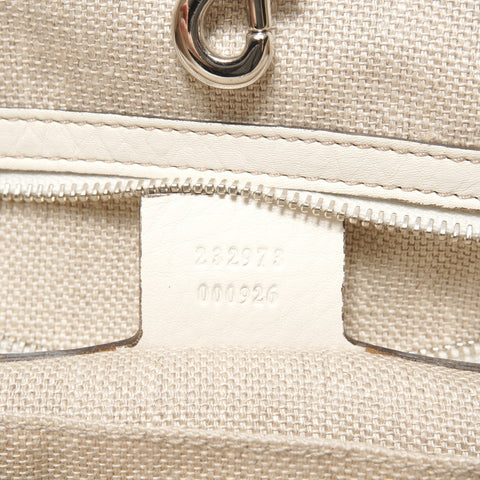 GUCCI GG Canvas Paglia GG Tote Bag Brown WS27386