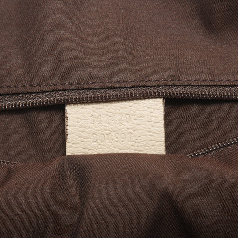 GUCCI GG Canvas Abbey Tote Tote Bag Brown WS27388