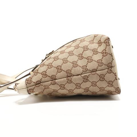 GUCCI GG Canvas Abbey Tote Tote Bag Brown WS27388