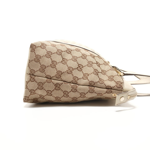 GUCCI GG Canvas Abbey Tote Tote Bag Brown WS27388