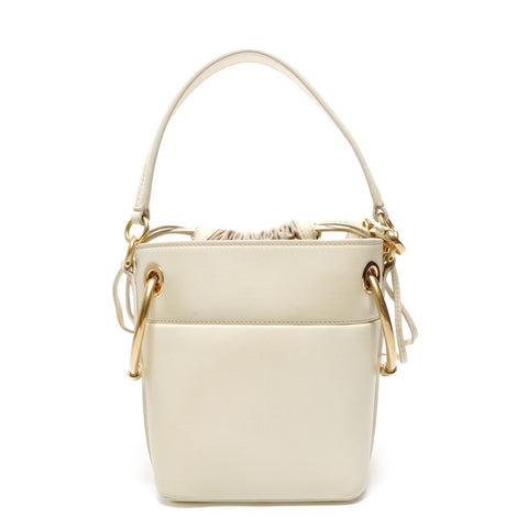 Chloe Roy Mini Bucket 2way Shoulder Bag beige WS27391