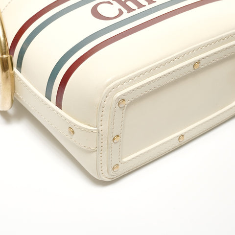 Chloe Roy Mini Bucket 2way Shoulder Bag beige WS27391