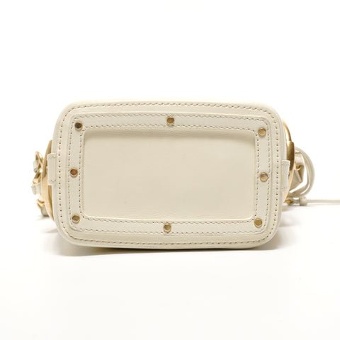 Chloe Roy Mini Bucket 2way Shoulder Bag beige WS27391