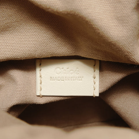 Chloe Roy Mini Bucket 2way Shoulder Bag beige WS27391
