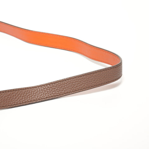 Salvatore Ferragamo Gancini leather Shoulder Bag Brown WS27398