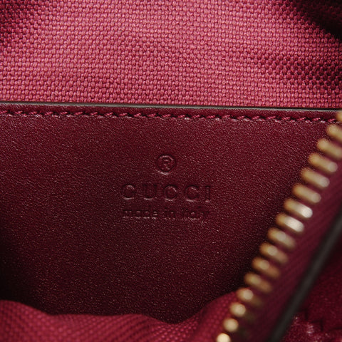 GUCCI GG Emblem Wine Red 2-Way Shoulder Bag (2 included) Shoulder Bag Red WS27401