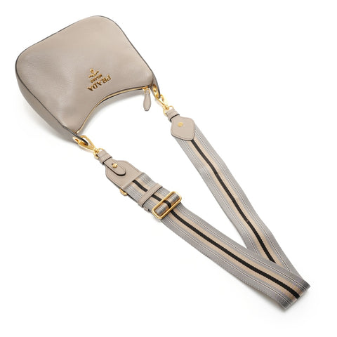 PRADA Vitello Phoenix Shoulder Bag beige WS27403