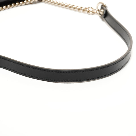 GUCCI GG Marmont Leather Chainshoulder Shoulder Bag black WS27404