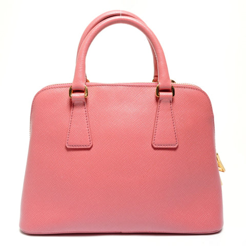 PRADA Saffiano 2way Handbag pink WS27408