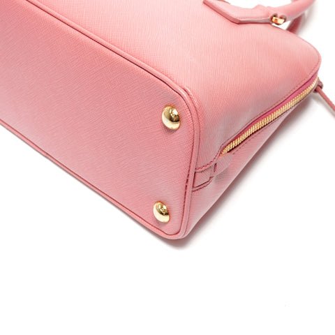 PRADA Saffiano 2way Handbag pink WS27408