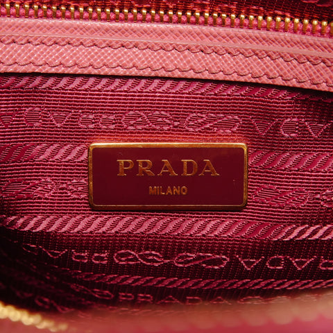 PRADA Saffiano 2way Handbag pink WS27408