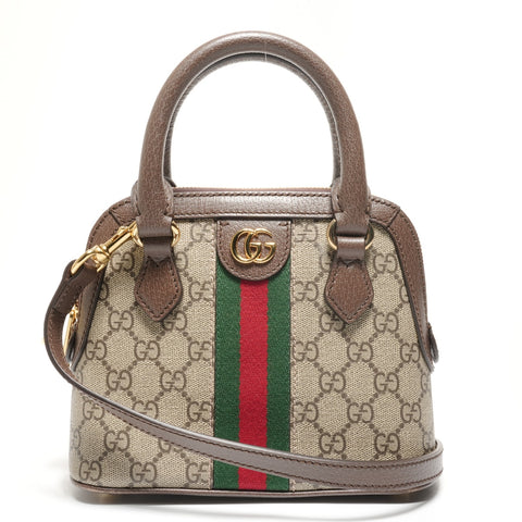 GUCCI Ophidia 2WAY Shoulder Bag Brown WS27409