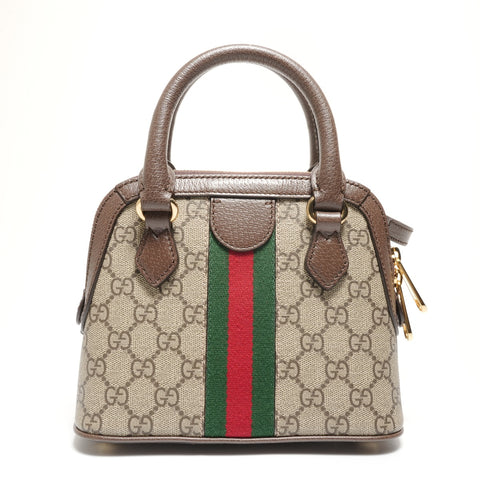 GUCCI Ophidia 2WAY Shoulder Bag Brown WS27409