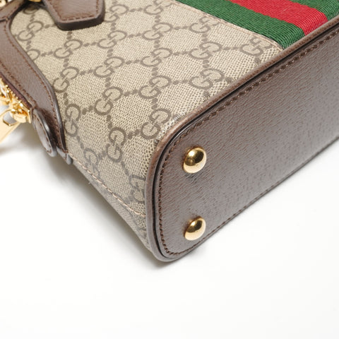 GUCCI Ophidia 2WAY Shoulder Bag Brown WS27409