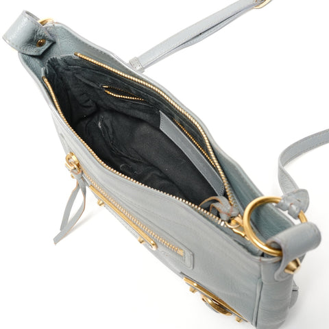 BALENCIAGA Giant Hip Blue Gray Shoulder Bag blue WS27416