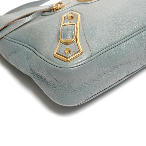 BALENCIAGA Giant Hip Blue Gray Shoulder Bag blue WS27416