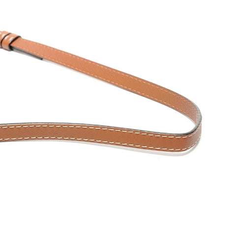 LOEWE Gate Bucket Anagram Leather Shoulder Bag Brown WS27418
