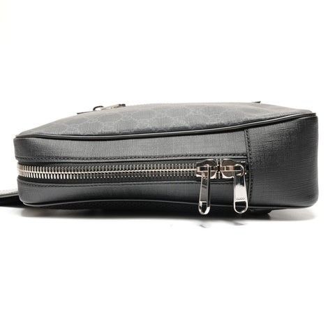 GUCCI GG Supreme Body Bag Shoulder Bag black WS27421