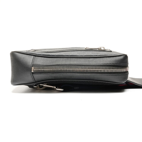 GUCCI GG Supreme Body Bag Shoulder Bag black WS27421
