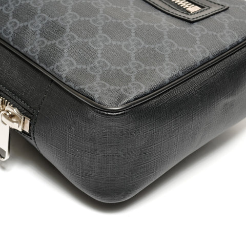 GUCCI GG Supreme Body Bag Shoulder Bag black WS27421