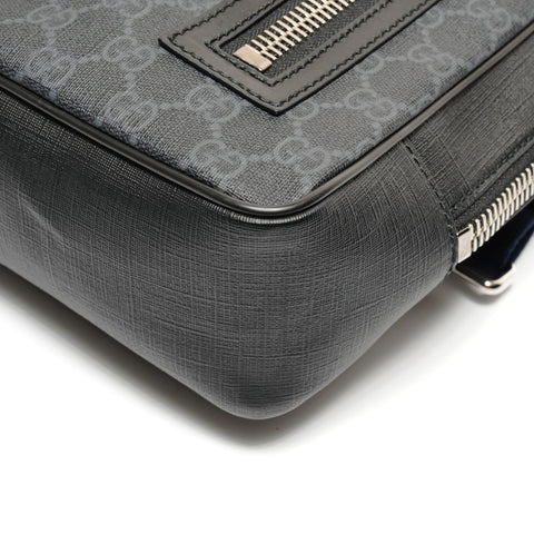 GUCCI GG Supreme Body Bag Shoulder Bag black WS27421