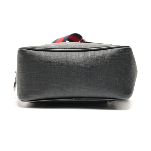 GUCCI GG Supreme Body Bag Shoulder Bag black WS27421