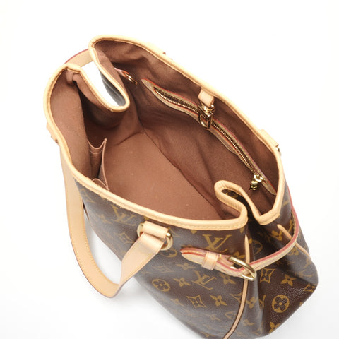 LOUIS VUITTON 2006 Batignolles Vertical Monogram Tote Bag Brown WS27423