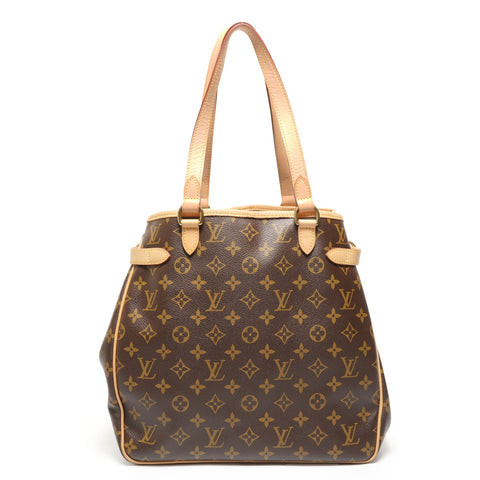 LOUIS VUITTON 2006 Batignolles Vertical Monogram Tote Bag Brown WS27423
