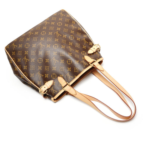 LOUIS VUITTON 2006 Batignolles Vertical Monogram Tote Bag Brown WS27423
