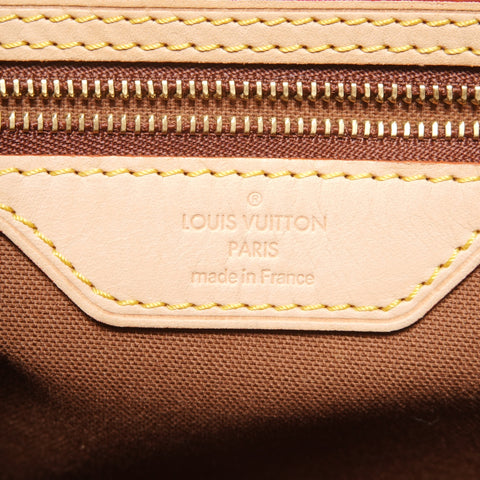 LOUIS VUITTON 2006 Batignolles Vertical Monogram Tote Bag Brown WS27423