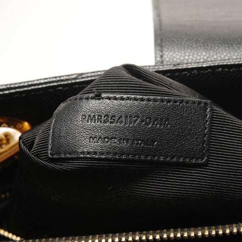 YVES SAINT LAURENT YSL logo V-stitch Chainshoulder Shoulder Bag black WS27424