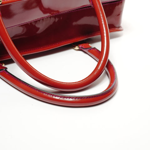 LOEWE Amazona 36 Anagram Handbag Red WS27425