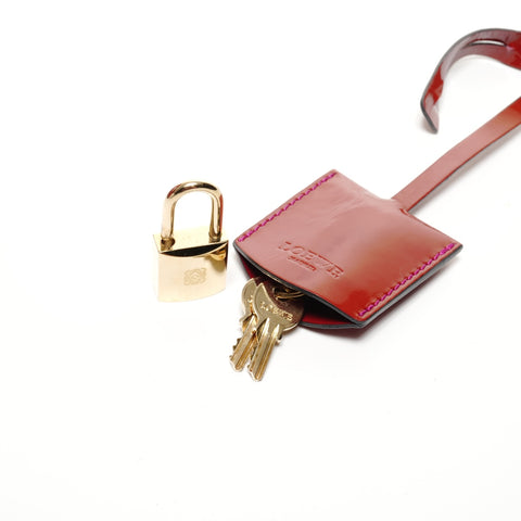 LOEWE Amazona 36 Anagram Handbag Red WS27425