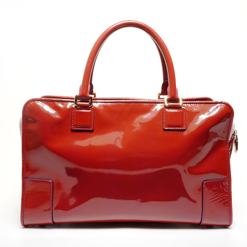 LOEWE Amazona 36 Anagram Handbag Red WS27425