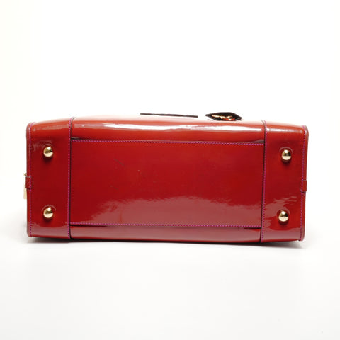 LOEWE Amazona 36 Anagram Handbag Red WS27425