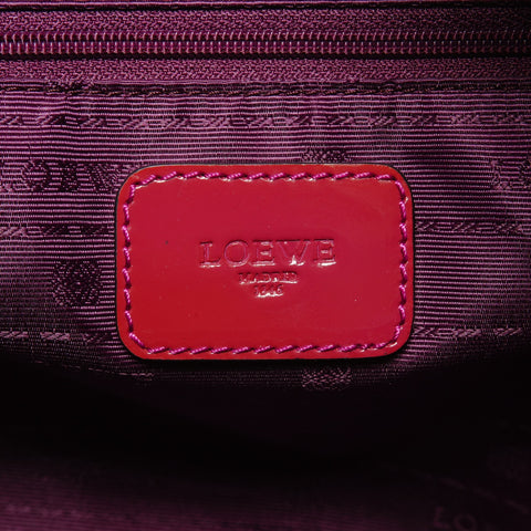 LOEWE Amazona 36 Anagram Handbag Red WS27425