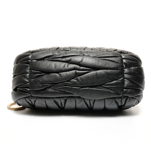 Miu Miu Matrasse Shoulder Bag Shoulder Bag black WS27426