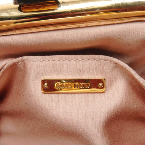 Miu Miu Matrasse Shoulder Bag Shoulder Bag black WS27426