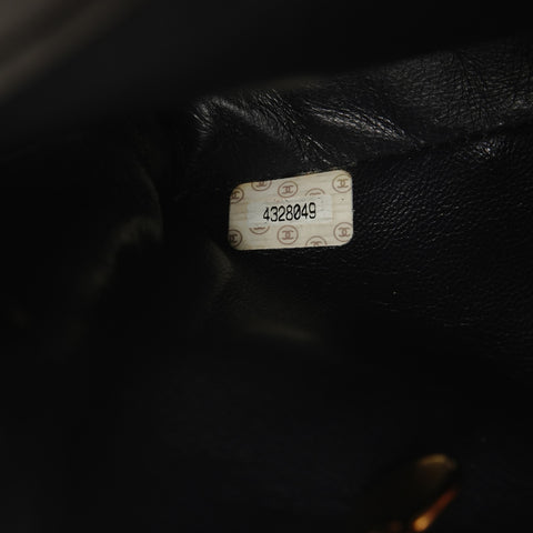 CHANEL No. 4 1996-1997 W-Face Matelasse Lambskin Shoulder Bag black WS27429