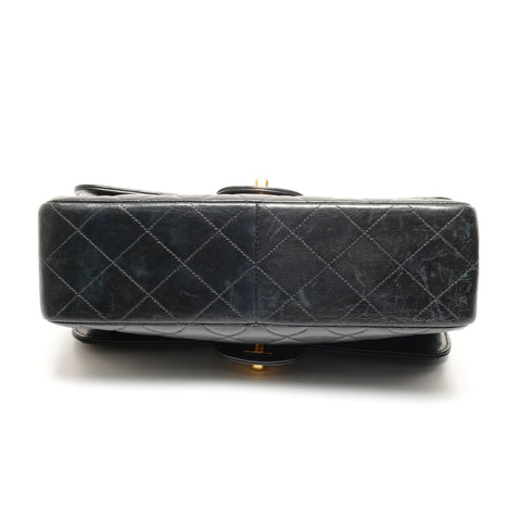 CHANEL No. 4 1996-1997 W-Face Matelasse Lambskin Shoulder Bag black WS27429