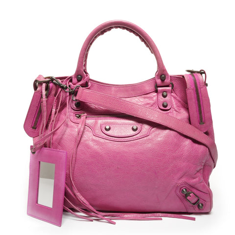 BALENCIAGA City 2WAY Shoulder Bag pink WS27433