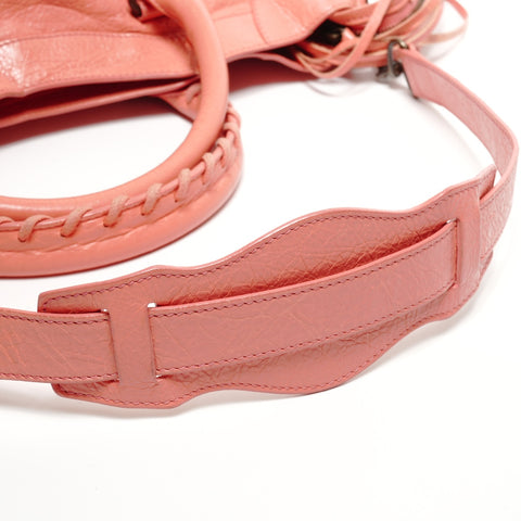 BALENCIAGA City 2WAY Coral Pink Shoulder Bag pink WS27434