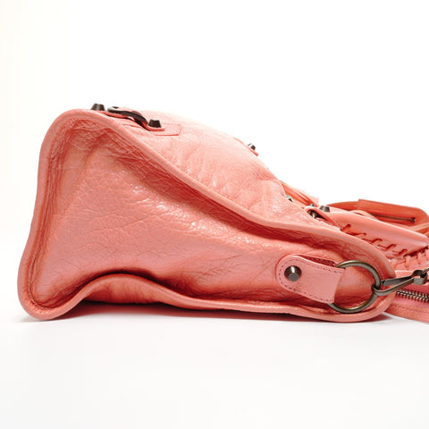 BALENCIAGA City 2WAY Coral Pink Shoulder Bag pink WS27434