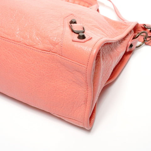 BALENCIAGA City 2WAY Coral Pink Shoulder Bag pink WS27434