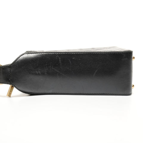 CHANEL Chocolate bar No. 7 Shoulder Bag black WS27435