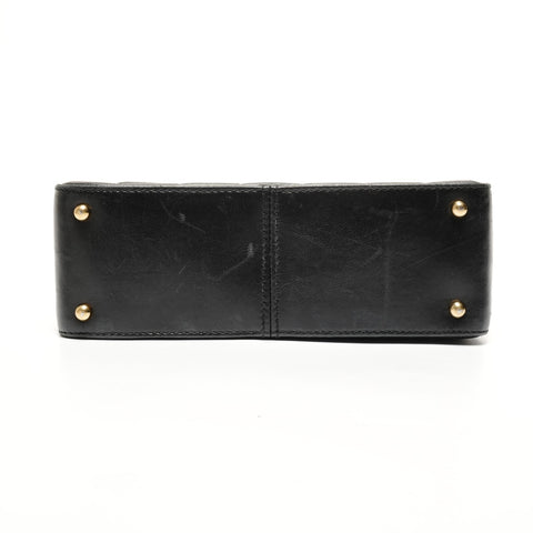 CHANEL Chocolate bar No. 7 Shoulder Bag black WS27435
