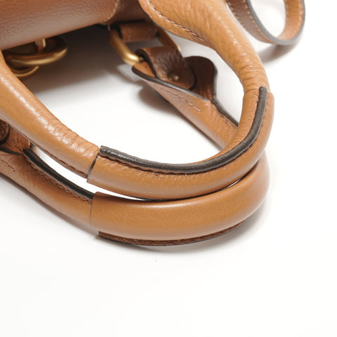 Chloe Paddington Leather 2WAY Shoulder Bag beige WS27438