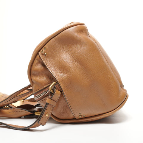 Chloe Paddington Leather 2WAY Shoulder Bag beige WS27438